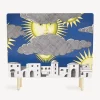 Magazine Racks<Fornasetti Magazine Rack Sole Di Capri Multicolour