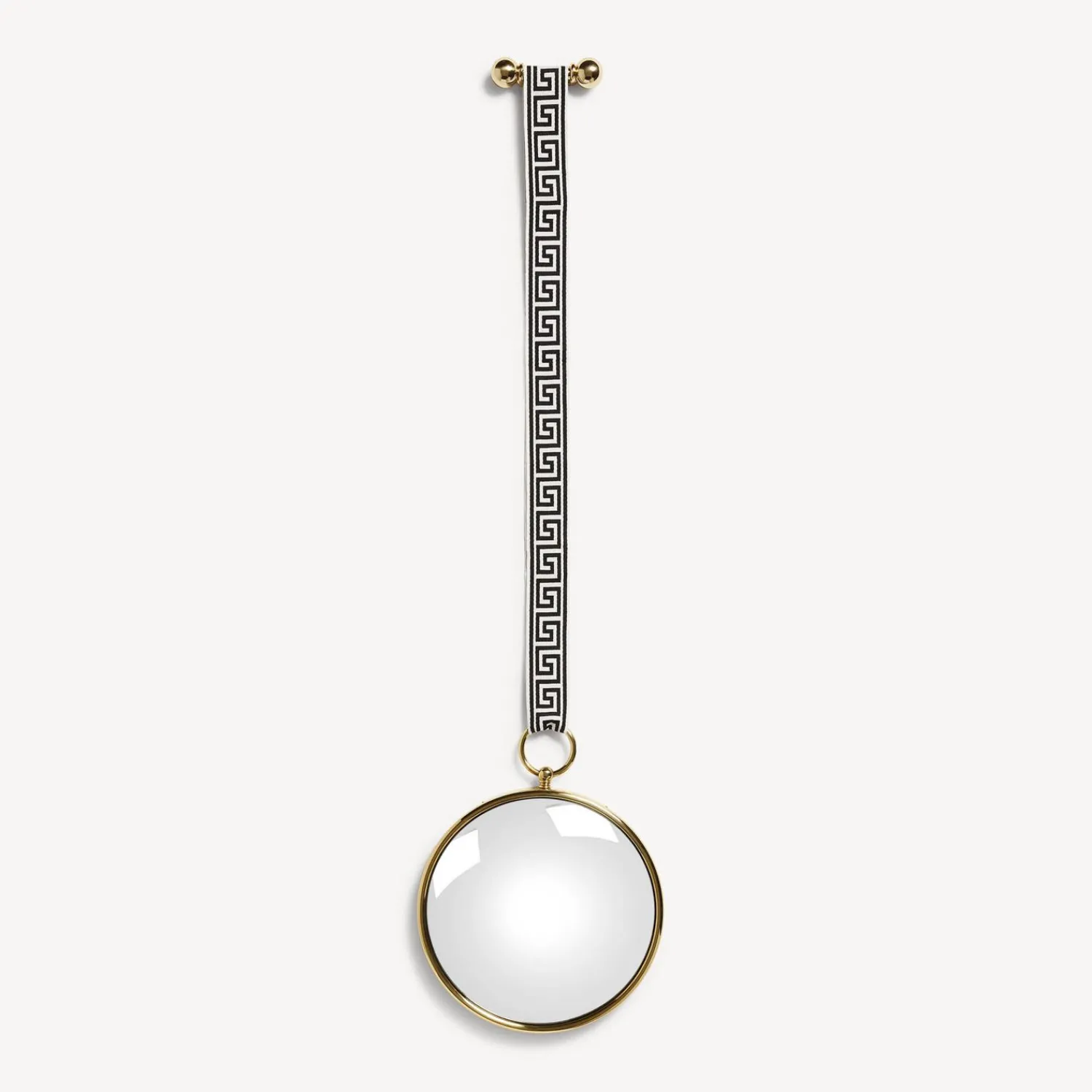 Design Mirrors<Fornasetti Magic Convex Mirror With Ribbon Brass/White/Black