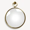 Design Mirrors<Fornasetti Magic Convex Mirror With Ring Brass