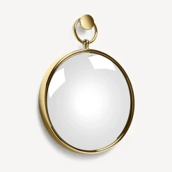 Design Mirrors<Fornasetti Magic Convex Mirror With Ring Brass