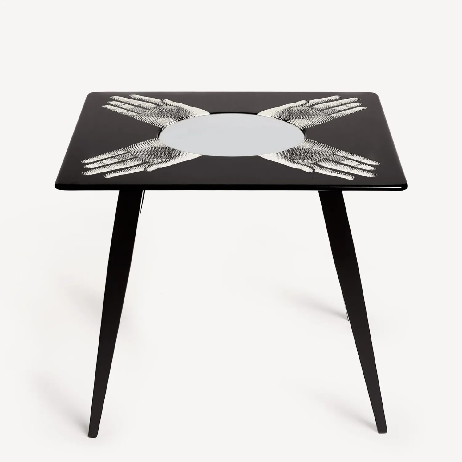Tables<Fornasetti Magic Table Mani White/Black