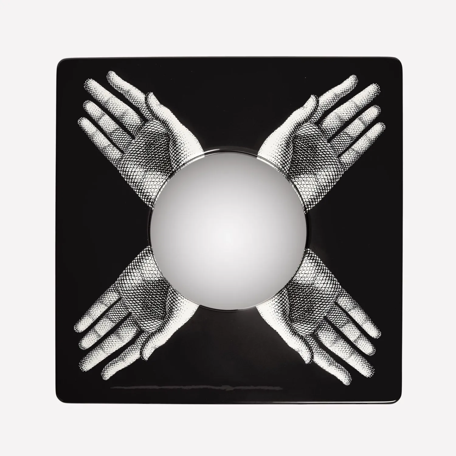 Tables<Fornasetti Magic Table Mani White/Black