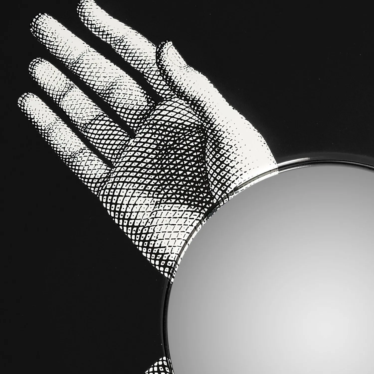 Tables<Fornasetti Magic Table Mani White/Black