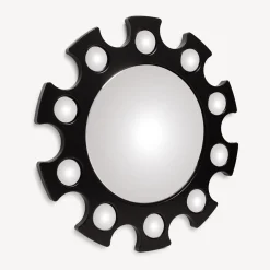 Design Mirrors<Fornasetti Mirror Van Eyck Black