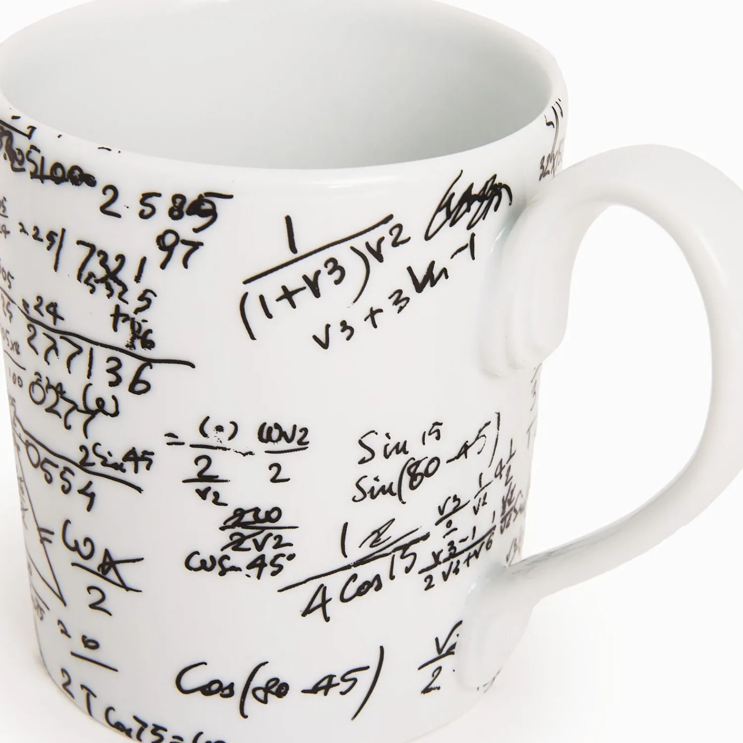 Tea And Coffee Sets<Fornasetti Mug Alta Matematica White/Black