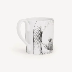 Tea And Coffee Sets<Fornasetti Mug Seno White/Black
