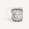 Tea And Coffee Sets<Fornasetti Mug Sole White/Black