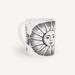 Tea And Coffee Sets<Fornasetti Mug Sole White/Black