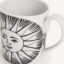 Tea And Coffee Sets<Fornasetti Mug Sole White/Black