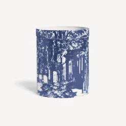 Scented Candles<Fornasetti Nel Mentre Large Scented Candle - Giardino Settecentesco Decor - Giardino Segreto Fragrance Blue/White