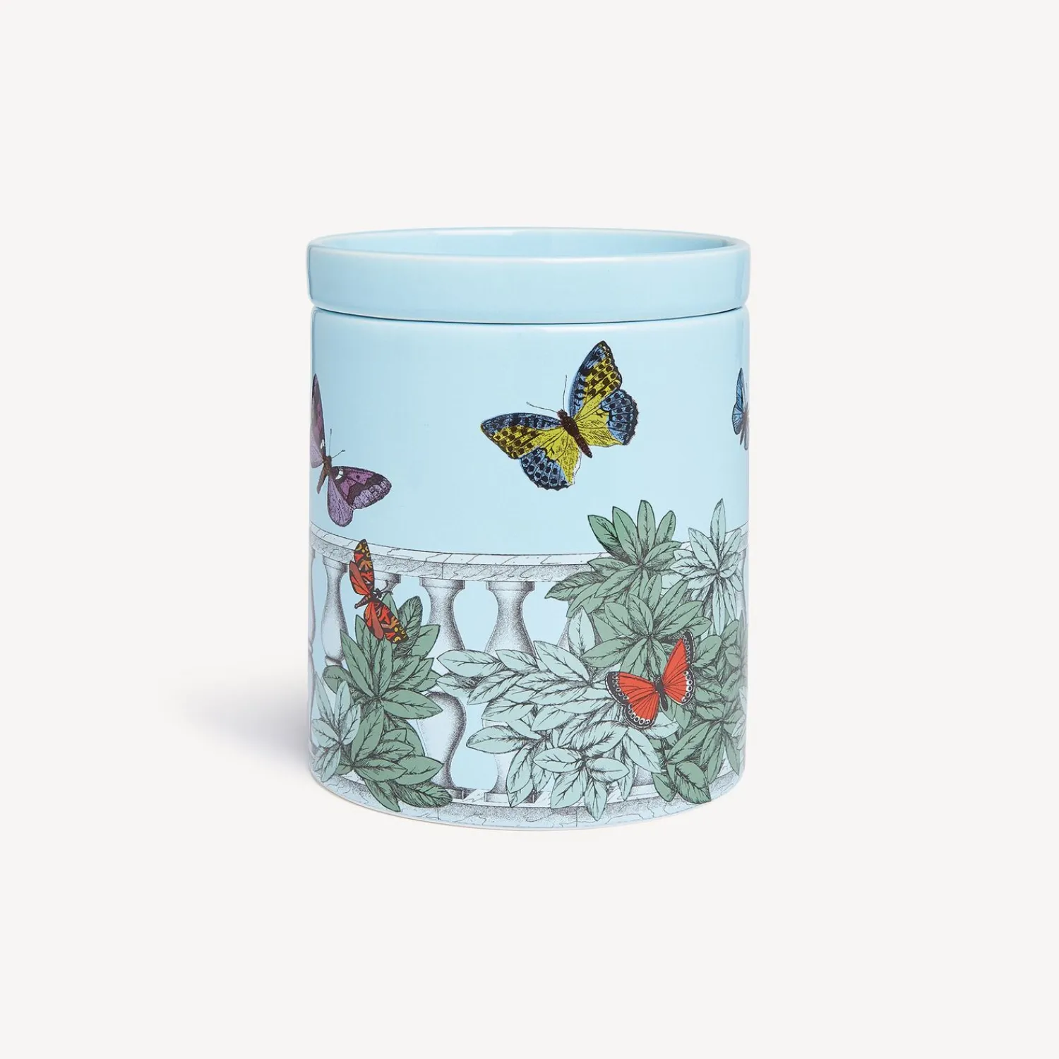 Scented Candles<Fornasetti Nel Mentre Large Scented Candle - Farfalle E Balaustra Decor - Giardino Segreto Fragrance Multicolour