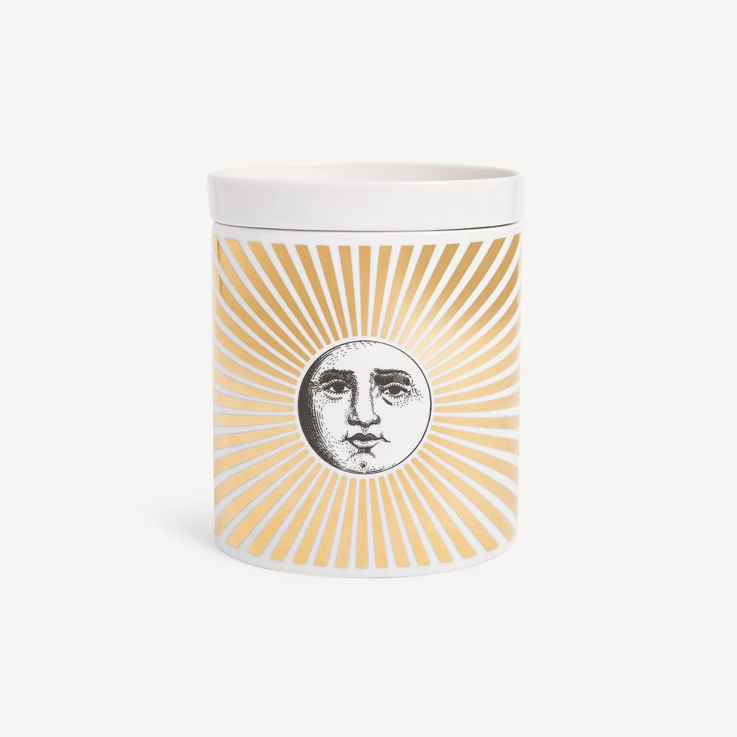 Scented Candles<Fornasetti Nel Mentre Set Of Three Scented Candles - Soli Decor - Immaginazione Fragrance White/Black/Gold