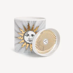 Scented Candles<Fornasetti Nel Mentre Set Of Three Scented Candles - Soli Decor - Immaginazione Fragrance White/Black/Gold
