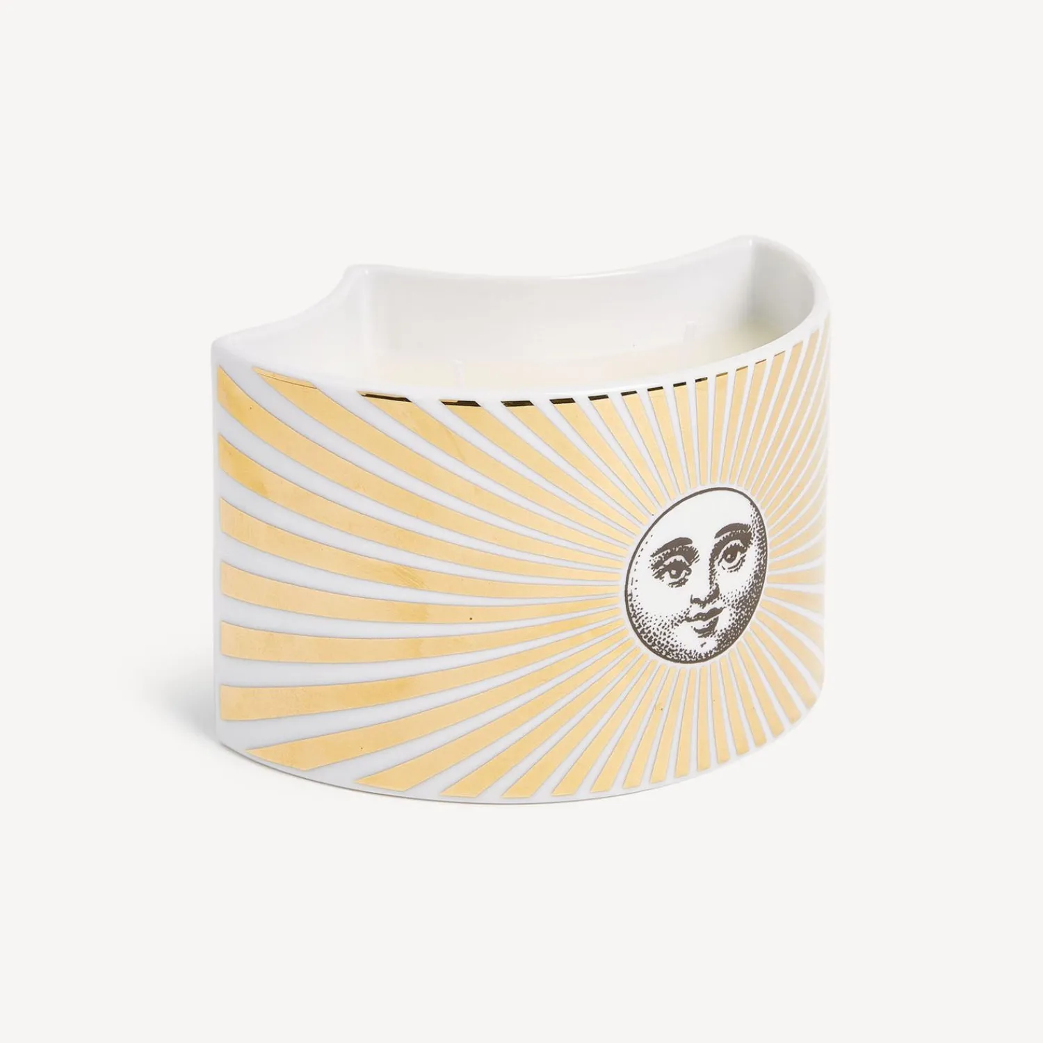 Scented Candles<Fornasetti Nel Mentre Set Of Three Scented Candles - Soli Decor - Immaginazione Fragrance White/Black/Gold