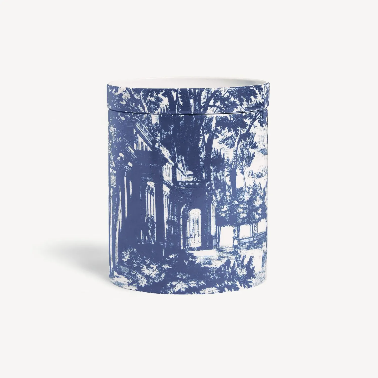 Scented Candles<Fornasetti Nel Mentre Set Of Three Scented Candles - Giardino Settecentesco Decor - Giardino Segreto Fragrance Blue/White
