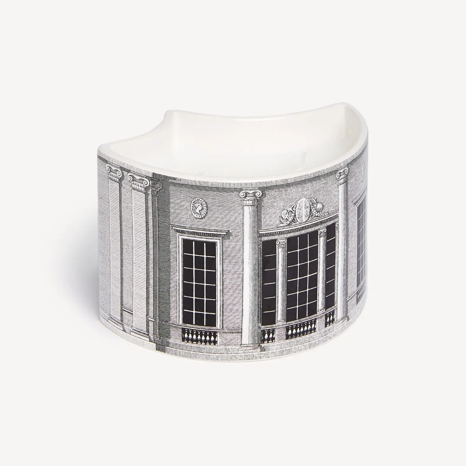 Scented Candles<Fornasetti Nel Mentre Set Of Three Scented Candles - Architettura Decor - Immaginazione Fragrance White/Black