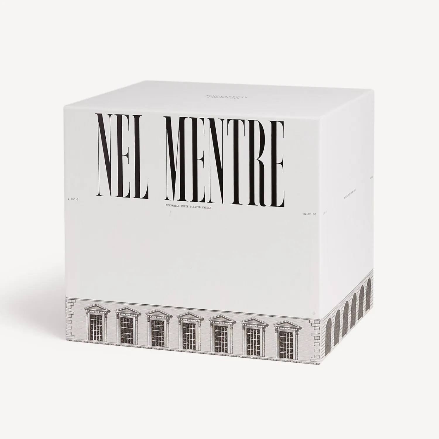 Scented Candles<Fornasetti Nel Mentre Set Of Three Scented Candles - Architettura Decor - Immaginazione Fragrance White/Black
