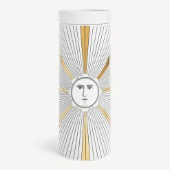 Scented Candles<Fornasetti Nel Mentre Tall Scented Candle - Soli Decor - Immaginazione Fragrance White/Black/Gold