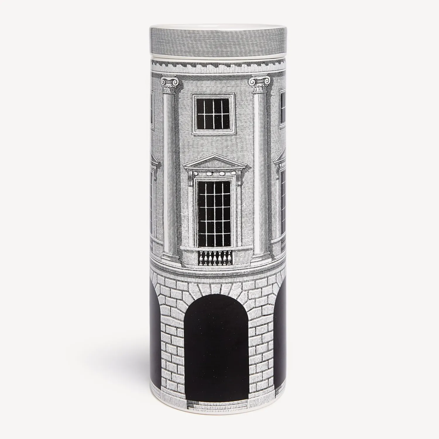 Scented Candles<Fornasetti Nel Mentre Tall Scented Candle - Architettura Decor - Immaginazione Fragrance White/Black