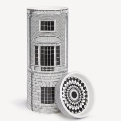 Scented Candles<Fornasetti Nel Mentre Tall Scented Candle - Architettura Decor - Immaginazione Fragrance White/Black
