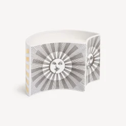 Scented Candles<Fornasetti Nel Mentre Vase Scented Candle - Soli Decor - Immaginazione Fragrance White/Black/Gold