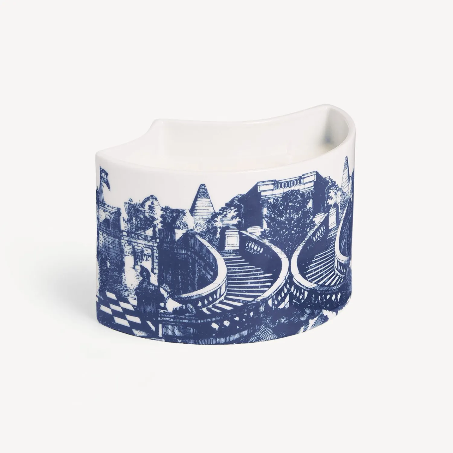 Scented Candles<Fornasetti Nel Mentre Vase Scented Candle - Giardino Settecentesco Decor - Giardino Segreto Fragrance Blue/White