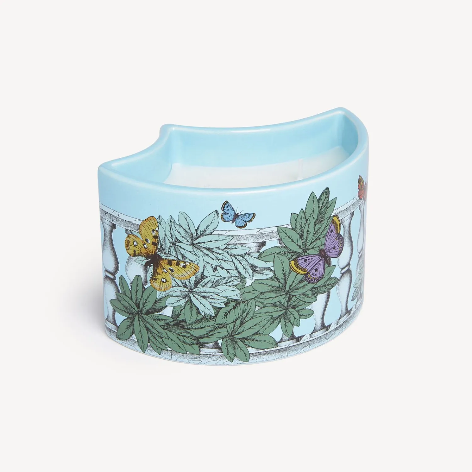 Scented Candles<Fornasetti Nel Mentre Vase Scented Candle - Farfalle E Balaustra Decor - Giardino Segreto Fragrance Multicolour