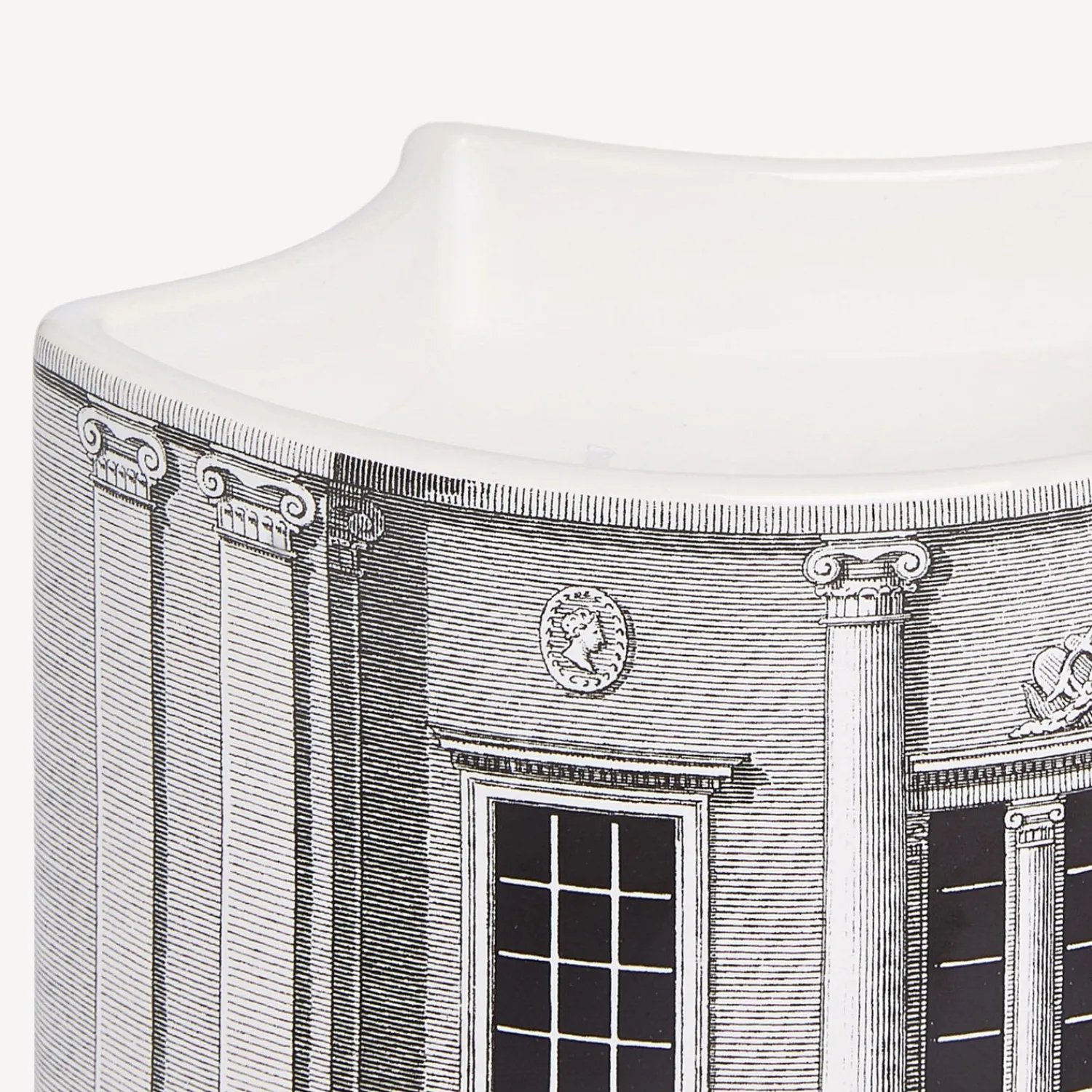 Scented Candles<Fornasetti Nel Mentre Vase Scented Candle - Architettura Decor - Immaginazione Fragrance White/Black