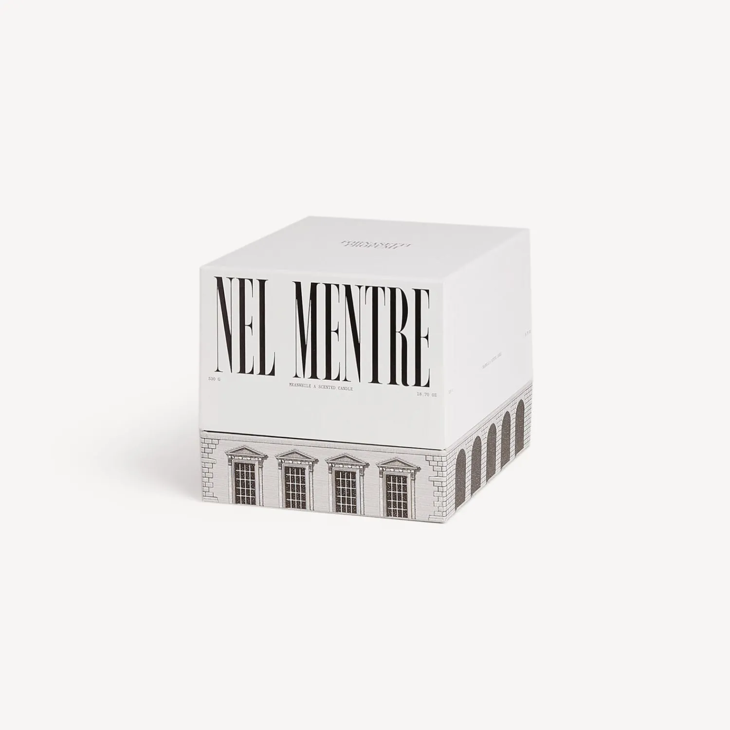 Scented Candles<Fornasetti Nel Mentre Vase Scented Candle - Architettura Decor - Immaginazione Fragrance White/Black