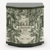 Cabinets<Fornasetti Night Stand Polyhedric Giardino Settecentesco Green/Ivory