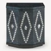 Cabinets<Fornasetti Night Stand Polyhedric Giro Di Conchiglie Silver/Blue