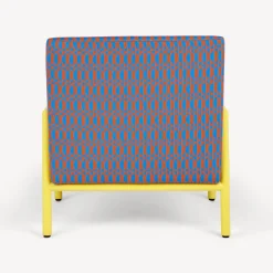 Living Rooms<Fornasetti Outdoor Armchair Losanghe Turquoise/Orange/Yellow