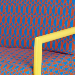 Living Rooms<Fornasetti Outdoor Armchair Losanghe Turquoise/Orange/Yellow