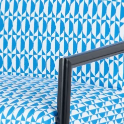 Living Rooms<Fornasetti Outdoor Armchair Losanghe Turquoise/White/Black