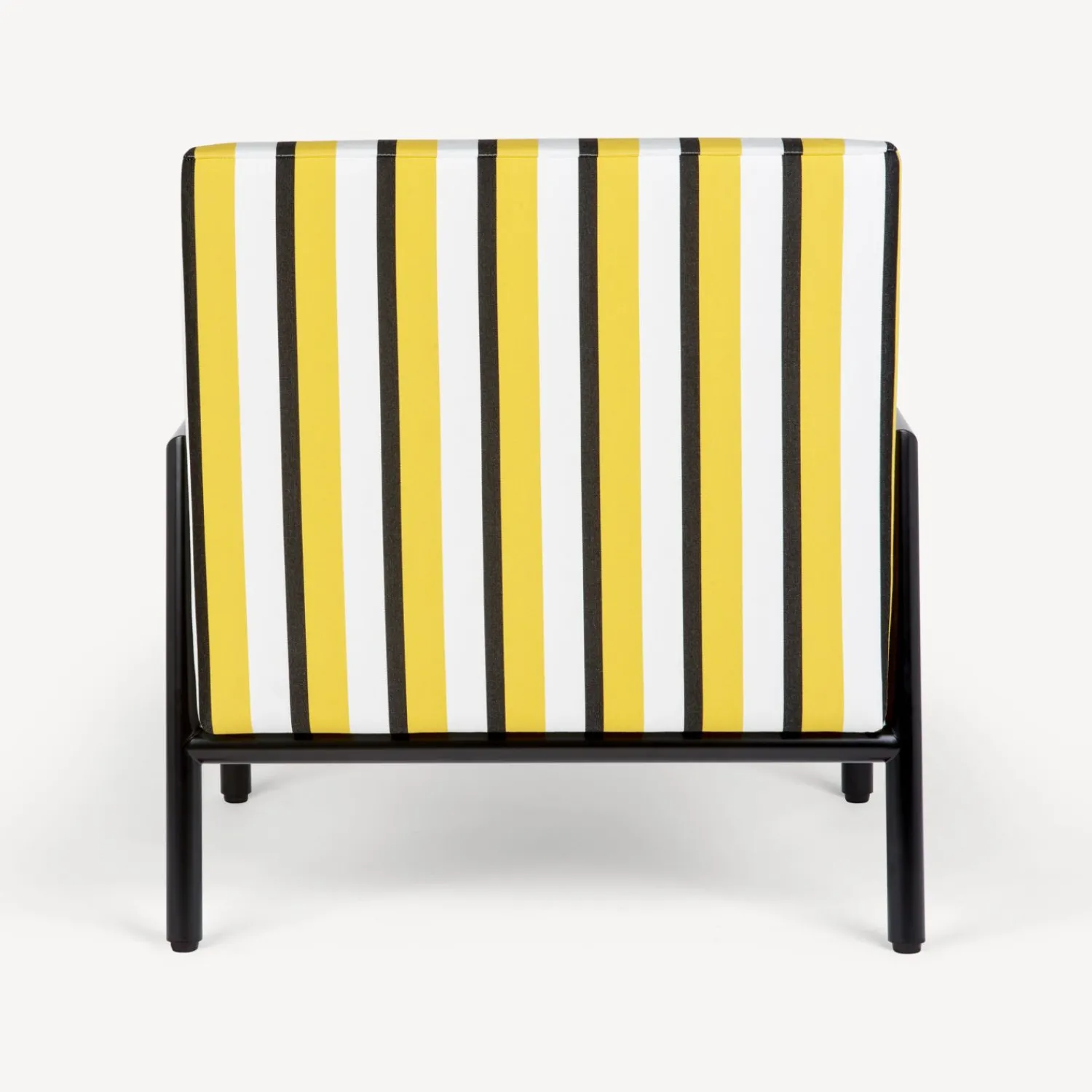 Living Rooms<Fornasetti Outdoor Armchair Rigato Yellow/White/Black