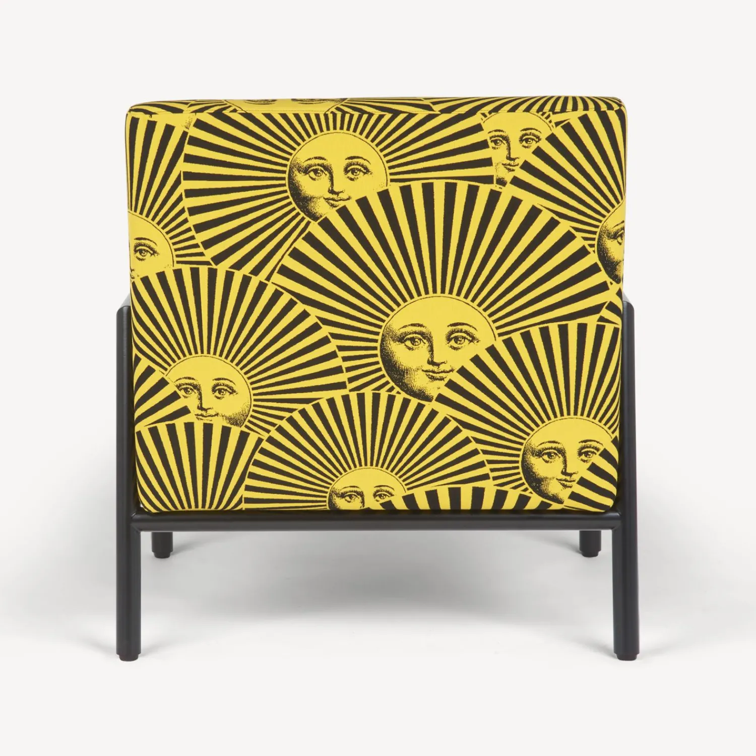 Living Rooms<Fornasetti Outdoor Armchair Soli A Ventaglio Yellow/Black