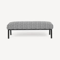 Living Rooms<Fornasetti Outdoor Bench Losanghe White/Black