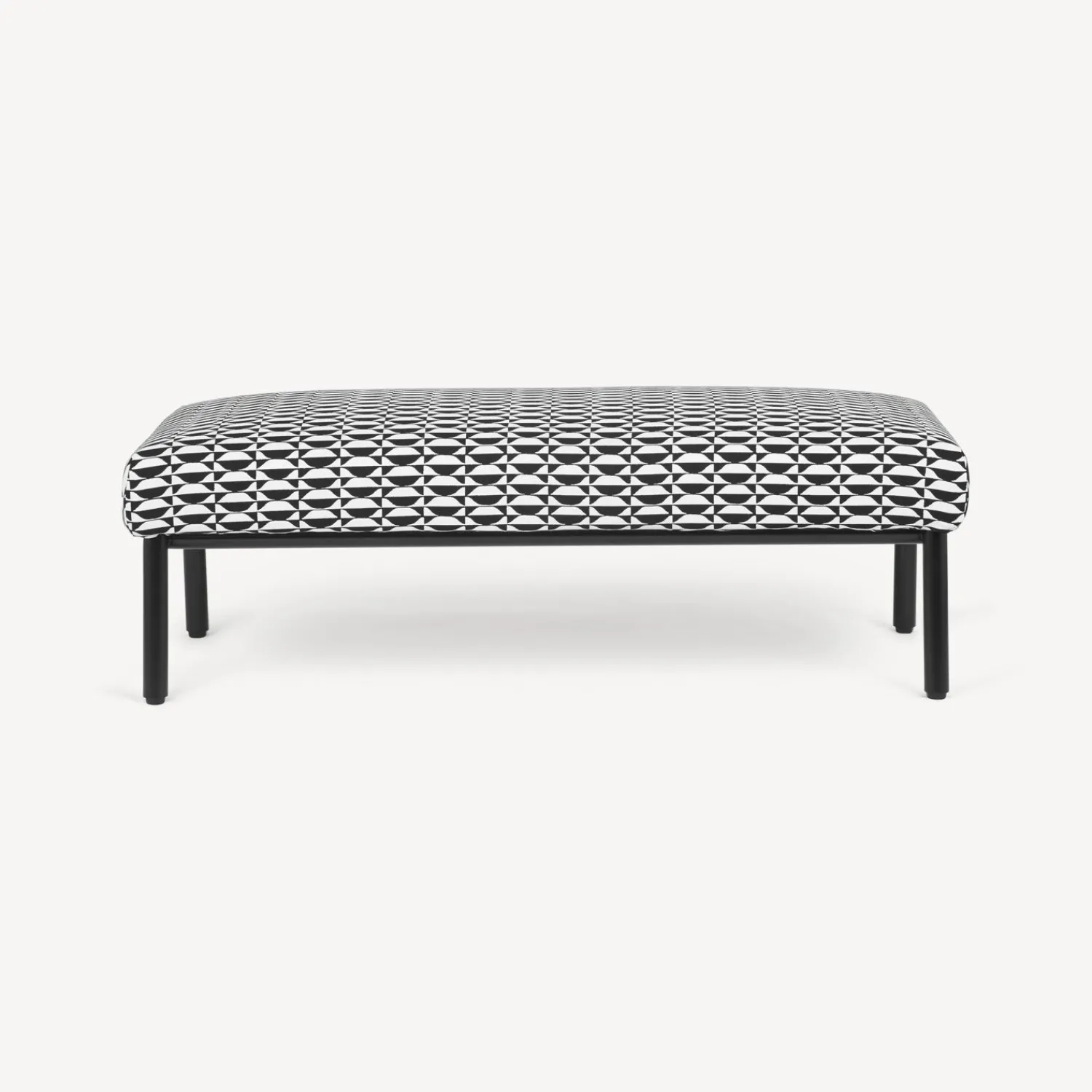 Living Rooms<Fornasetti Outdoor Bench Losanghe White/Black