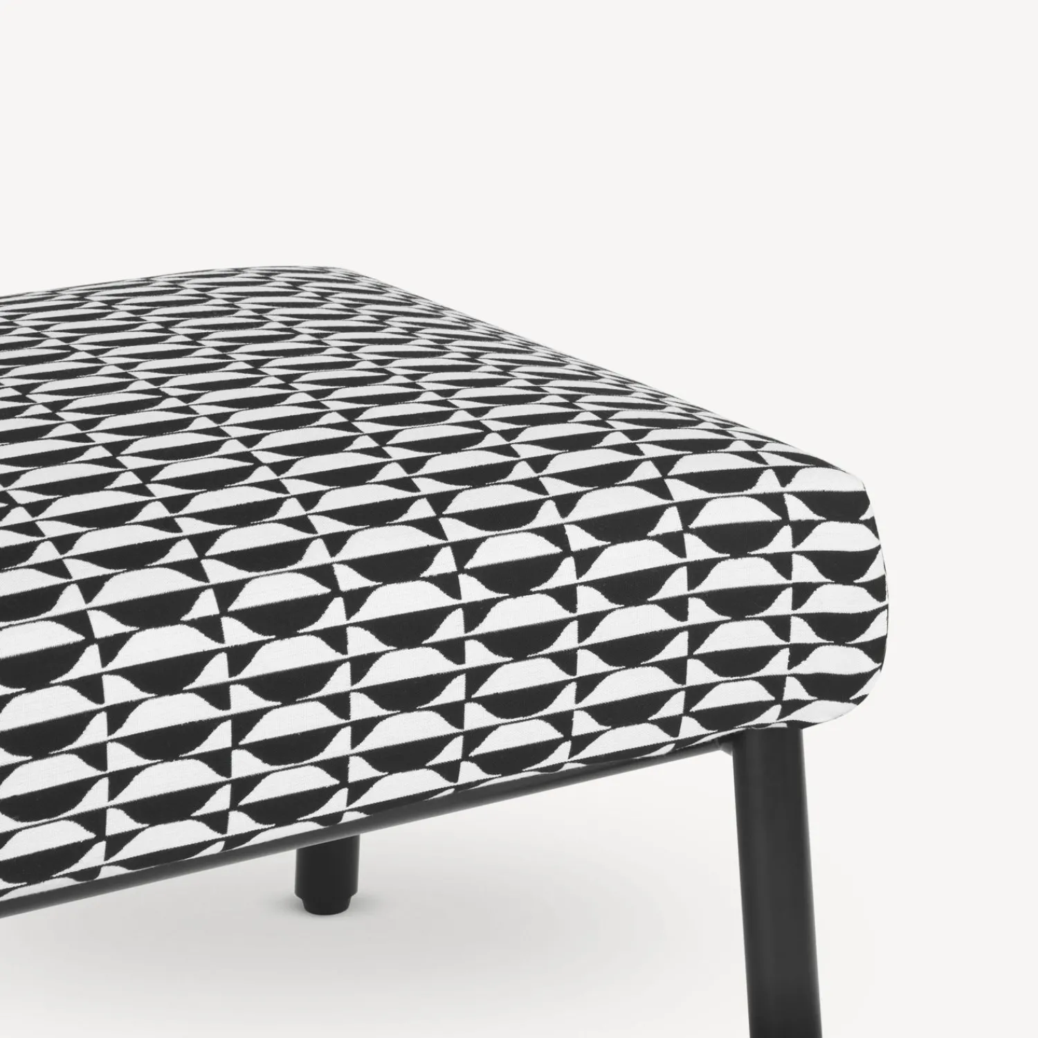 Living Rooms<Fornasetti Outdoor Bench Losanghe White/Black