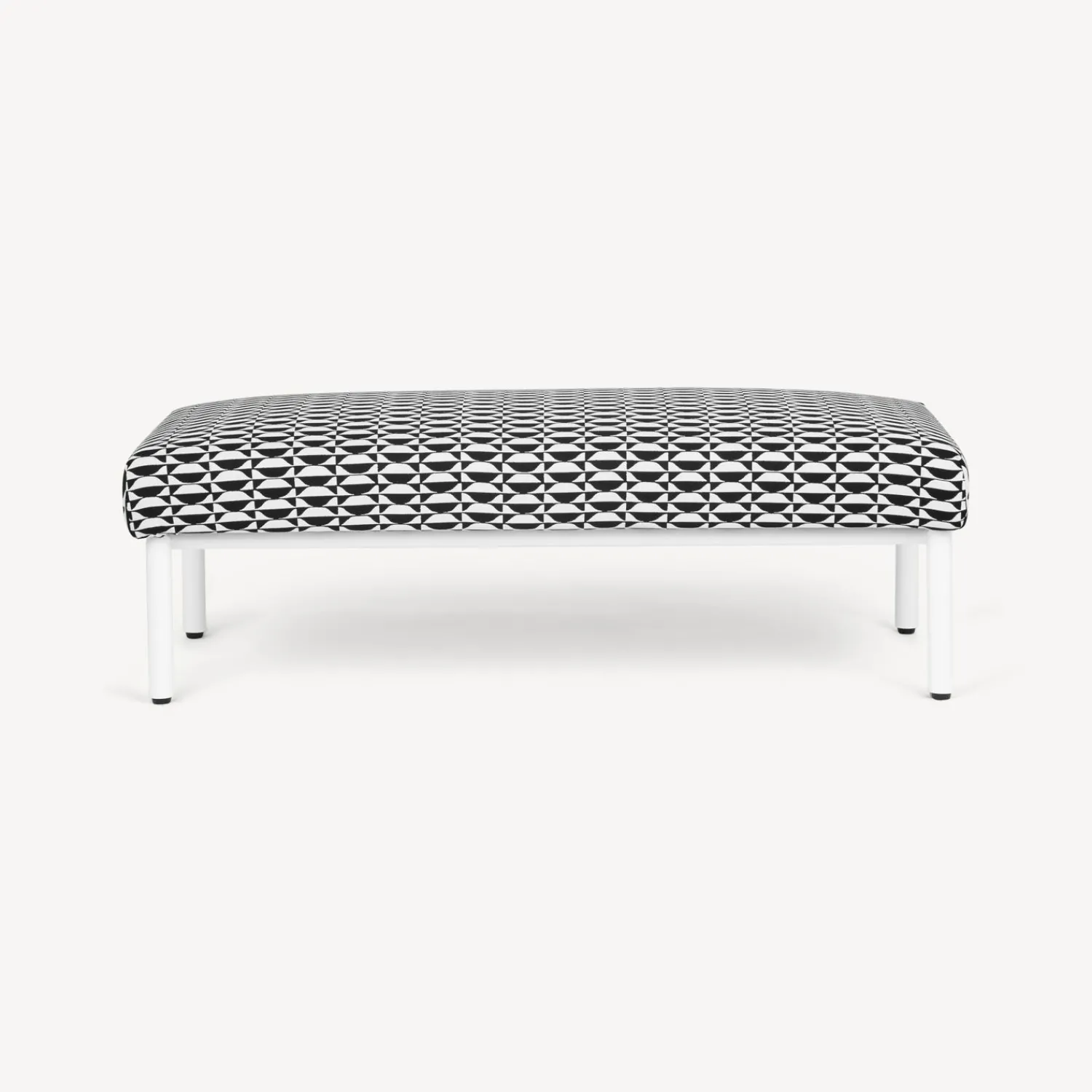 Living Rooms<Fornasetti Outdoor Bench Losanghe Black/White