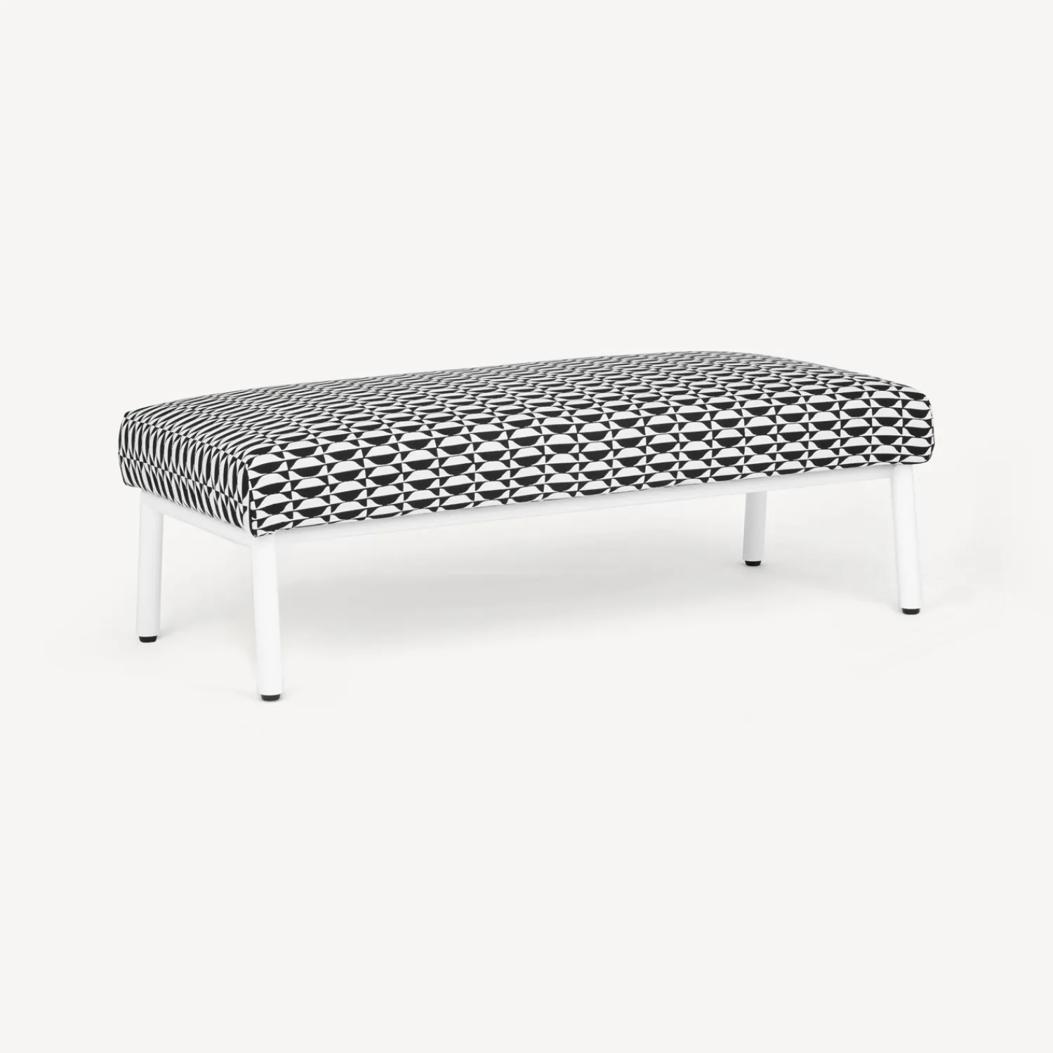 Living Rooms<Fornasetti Outdoor Bench Losanghe Black/White