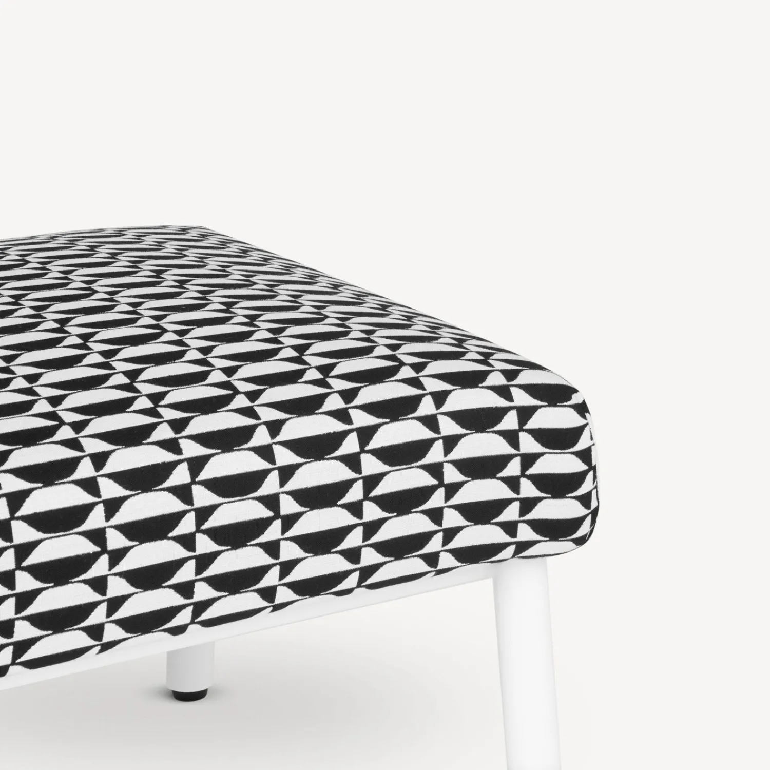 Living Rooms<Fornasetti Outdoor Bench Losanghe Black/White