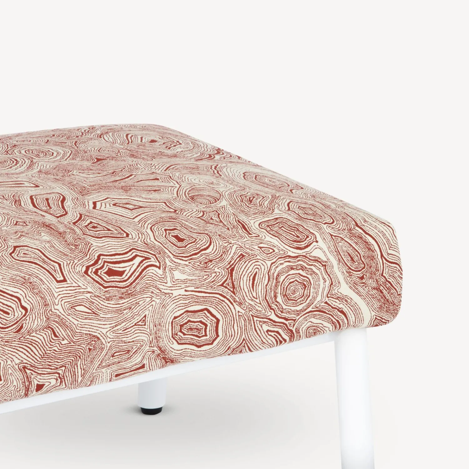 Living Rooms<Fornasetti Outdoor Bench Malachite Rust/Ecru/White