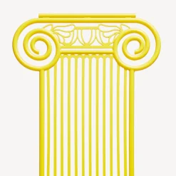 Chairs<Fornasetti Outdoor Chair Capitellum Yellow