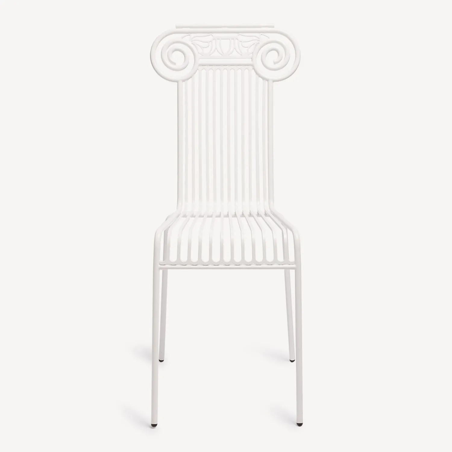 Chairs<Fornasetti Outdoor Chair Capitellum White