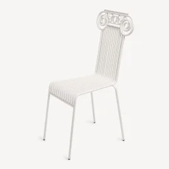 Chairs<Fornasetti Outdoor Chair Capitellum White