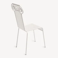 Chairs<Fornasetti Outdoor Chair Capitellum White