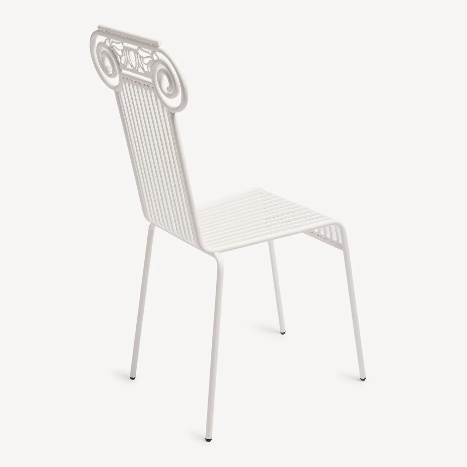 Chairs<Fornasetti Outdoor Chair Capitellum White