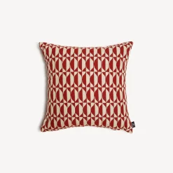 Cushions<Fornasetti Outdoor Cushion Losanghe Rust/Ecru