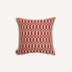 Cushions<Fornasetti Outdoor Cushion Losanghe Rust/Ecru